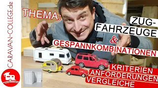 Zugfahrzeuge und Gespannkombinationen - Benziner + Diesel + Elektro I CARAVAN-COLLEGE