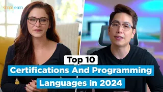 🔥Top 10 Certifications And Programming Languages in 2024 | Best Programming Languages | Simplilearn