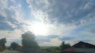 Altocumulus clouds timelapse 3 may 2024