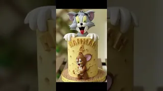 Tom and Jerry birthday cakes for tom and jerry lovers #birthday #cake #shorts #tomandjerry