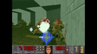 Clippy plays Doom 2 Map 08 TRICKS AND TRAPS!! UV - Pistol start - Max kills/secrets - pink monsters!