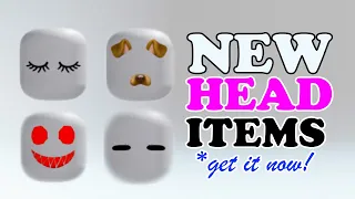 HURRY! GET THESE 4 CUTE ROBLOX HEADS IN MARKETPLACE | ROBLOX | CATIEBLOX