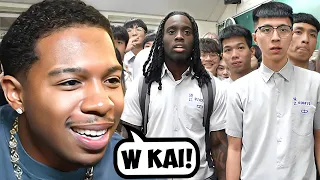 Deshae Frost Reacts To Kai Cenat Going To School In Taiwan!