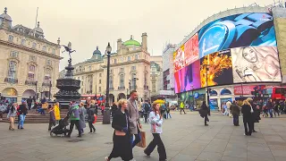 A Dull London Walk? King’s Cross through Bloomsbury to Trafalgar Square - 4K 60FPS
