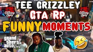 Tee Grizzley GTA ROLEPLAY FUNNY MOMENTS #1 ( Plus Freestyle) 🔥🤣