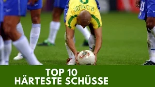 Die 10 härtesten Schüsse im Fussball aller Zeiten!