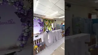 Butterfly Theme In Musiri #rajadecoration