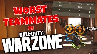 Worst Teammates in WARZONE