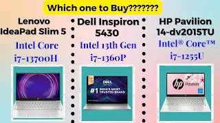 Lenovo IdeaPad Slim 5 VS Dell Inspiron 5430  VS HP Pavilion 14-dv2015TU | Best Laptop under 85,000/-