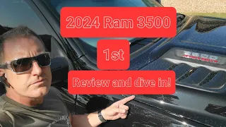 2024 Ram 3500 HD Cummins...1st real world review..walkaround and drive!  Can it compete?