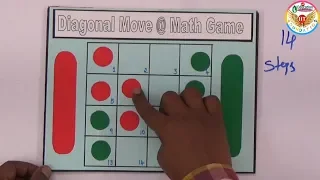 Diagonal Move @ Math Game Puzzle with Solution || Maths Project ||