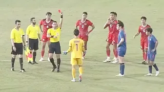 Highlights | U22 INDONESIA 5-2 U22 THAILAND | CRAZY KUNGFU scene with 6 RED cards