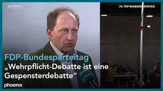 FDP-Parteitag: Graf Lambsdorff lehnt Wehrpflicht in Deutschland ab