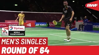 R64 | MS | LEE Cheuk Yiu (HKG) vs. HUANG Yu Xiang (CHN) | BWF 2019