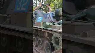 M48 'Patton' tank in action | 'KTR Twente-Achterhoekweekend 2023' - #Tank #ColdWar #Offroad