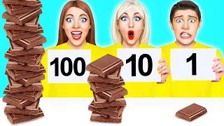 100 СЛОЕВ ШОКОЛАДА ЧЕЛЛЕНДЖ от Multi DO Challenge