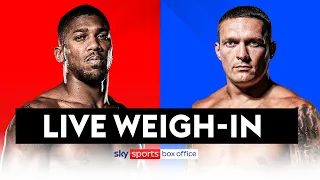 ANTHONY JOSHUA VS OLEKSANDR USYK! | LIVE WEIGH-IN ⚖️