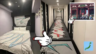 Japan’s Cartoon Design Hotel in Asakusa & Tokyo Tour ⛩️| Stay at HOTEL TAVINOS ASAKUSA