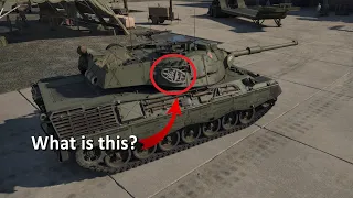 What are the white things on the Leopard 1A5NO?