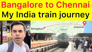 India tour 🛑 my train journey Bangalore to Chennai | Pak next Game vs AFG