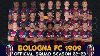 Bologna FC 1909 Official Squad 2022/23 + New Player's | Bologna FC 1909 | Serie A Season 2022-23