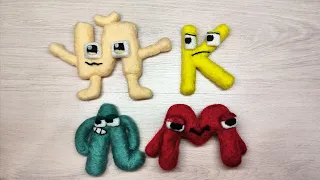 Russian Alphabet Lore Super Letters (Harrymations version) Needlefelt Art Compilation