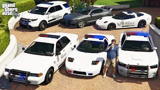 GTA 5 - Stealing Fort Zancudo Military Police Vehicles with Michael! | (Real Life Cars) #135