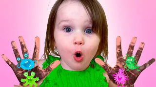 Five Kids Wash Your Hands Song + more Children's Songs and Videos