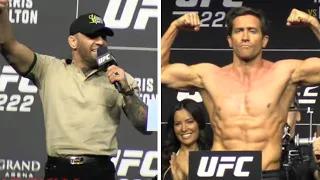 Conor McGregor CRASHES UFC 285 WEIGH-INS w/ Movie Star