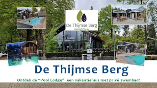 Pool Lodge op vakantiepark De Thijmse Berg - vakantiehuis met privé zwembad NL 4k