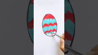 Egg acrylic painting for kids🥚#painting #egg #shorts #trending @pipafuntv