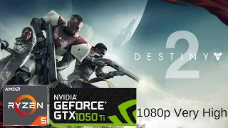 Destiny 2 GTX 1050 Ti ultra settings 1080p