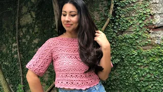 Tutorial BLUSA DE CROCHET FÁCIL- Nível Intermediário