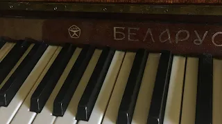 Dry hands old soviet piano “belarus’”