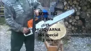 STIHL 362 vs  HUSQVARNA 365 special