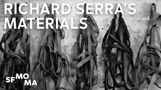 Rubber, lead, and steel: Richard Serra’s materials