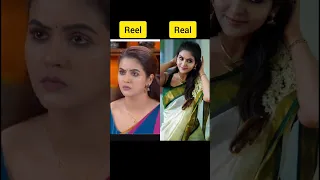 💢Sun tv kayal serial actors Reel vs Real😍💥 #suntvserialactor #shorts #kayalserial #chaitrareddy