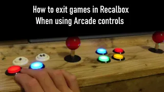 how to exit games on recalbox using arcade controls
