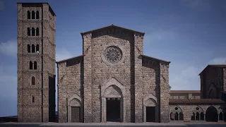 Medieval Modular Church - Unreal Engine 4 - Third Person Walktrough