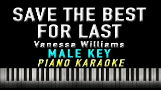 Save The Best For Last - Vanessa Williams "MALE KEY" | KARAOKE | Piano Version | David Archuleta
