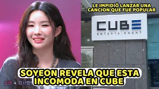 SOYEON DE (G)I-DLE ARROJA SOMBRA A CUBE, "ES INCOMODA" LE PROHIBIERON SACAR ESTA CANCION...