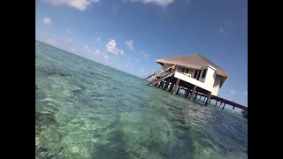 Adaaran Club Rannalhi - Water villa deck access - underwater