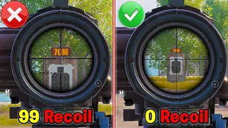 Easy🔥Trick To Find Best Sensitivity For M416 with 6x Scope ✅No Recoil Spray 🥵 PUBG Mobile / BGMI