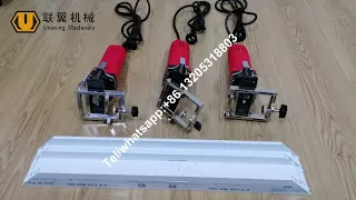 Small Cheap Portable Water slot Milling Machine for uPVC window and Door making