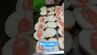 Burger w/egg- affordable snack