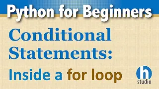 Python Conditional Statement inside a for Loop