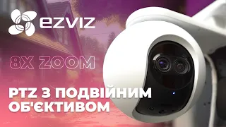 Ezviz CS-C8PF 🤖 Роботизована хмарна камера з подвійним об'єктивом