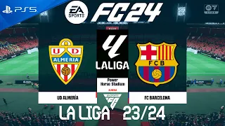 FC 24 Almeria vs Barcelona | La Liga 2024 | PS5