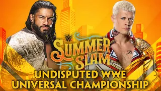 SummerSlam 2022 || Match card and winners prediction