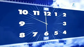 (Улучшение качества и звука) Часы Первого канала Евразия 2009-2020